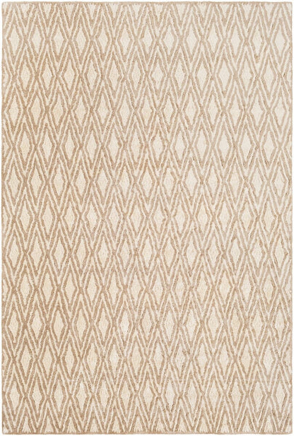 Surya Quartz Qtz-5013 Camel, Cream Geometric Area Rug