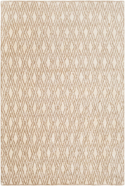 Surya Quartz Qtz-5013 Camel, Cream Geometric Area Rug