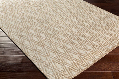 Surya Quartz Qtz-5013 Camel, Cream Geometric Area Rug