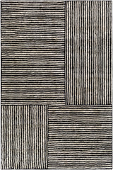 Surya Quartz Qtz-5037 Black, Ivory Rugs.