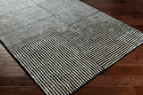 Surya Quartz Qtz-5037 Black, Ivory Rugs.