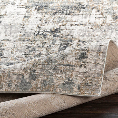 Surya Quatro Qua-2300 Medium Gray, Silver Gray, Charcoal Rugs.