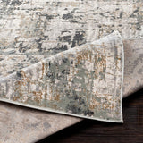 Surya Quatro Qua-2302 Silver Gray, Medium Gray, Tan Rugs.