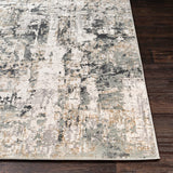 Surya Quatro Qua-2302 Silver Gray, Medium Gray, Tan Rugs.