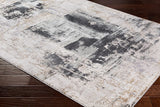 Surya Quatro Qua-2308 Silver Gray, Charcoal, Medium Gray Rugs.