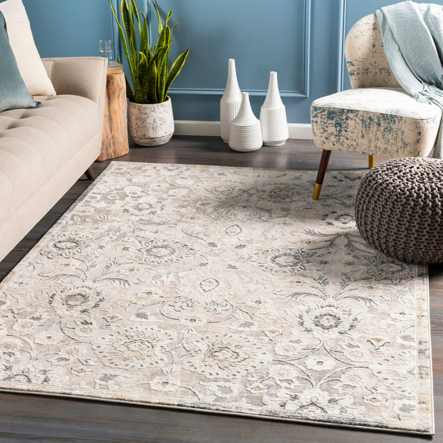 Surya Quatro Qua-2312 Metallic - Gold, White, Taupe, Sage Rugs.