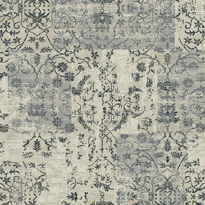 Dynamic Quartz 25010 Light Grey Vintage / Distressed Area Rug