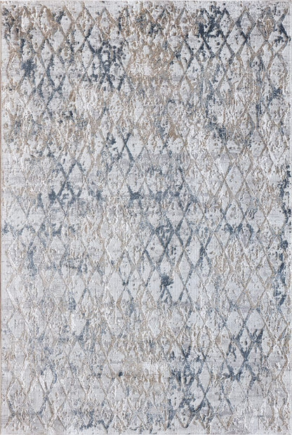 Dynamic Quartz 27039 Light Beige / Blue Vintage / Distressed Area Rug