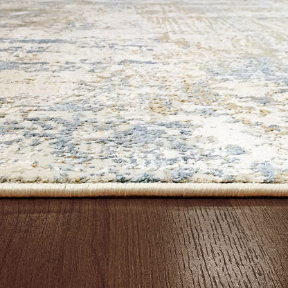 Dynamic Quartz 27050 Ivory / Blue Area Rug