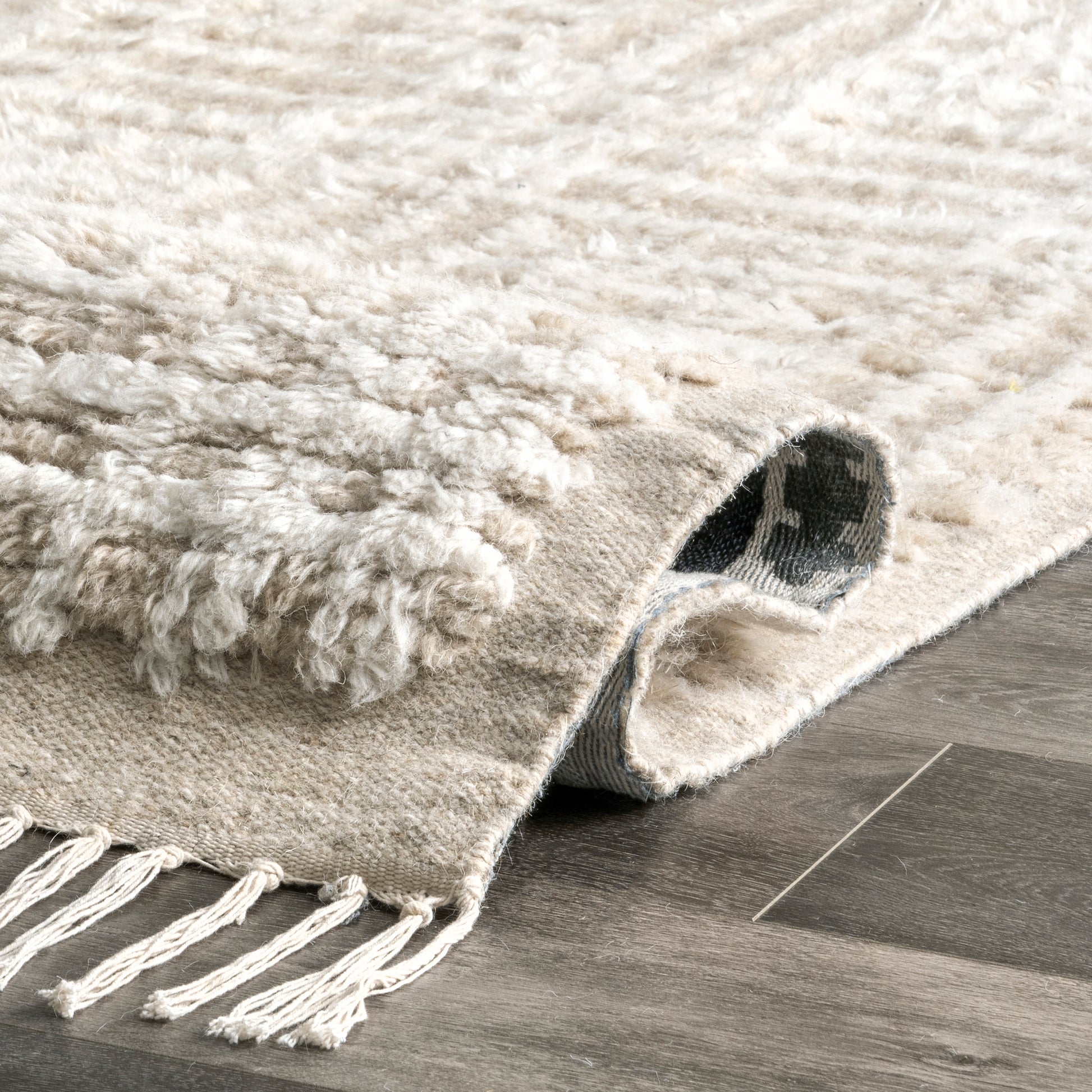 Nuloom Alora Crosshatch Nal1953A Beige Area Rug