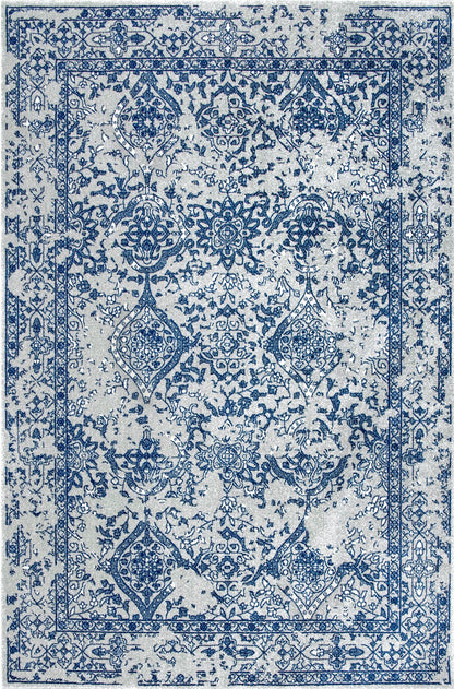 Nuloom Odell Vintage Nod3127C Light Blue Area Rug