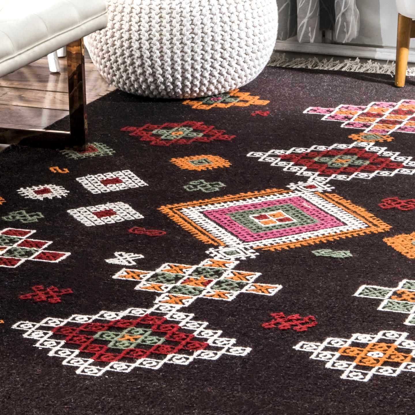 Nuloom Aztec Nakish Naz2709A Brown Area Rug