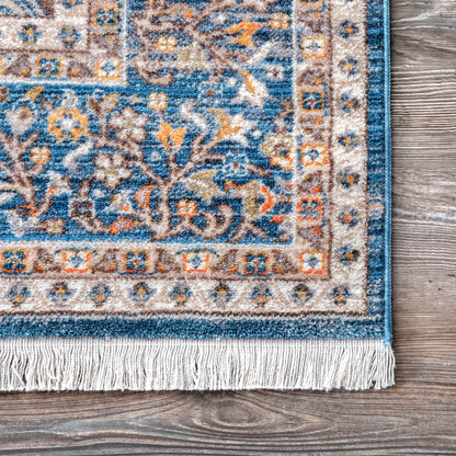 Nuloom Penny Floral Npe2137A Blue Area Rug