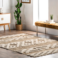 Nuloom Reena Tribal Nre3008A Beige Area Rug