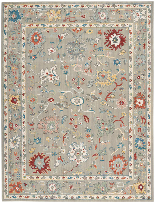 Nourison Parisa Psa03 Grey Area Rug