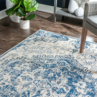 Nuloom Vintage Maranda Nvi3149B Blue Area Rug