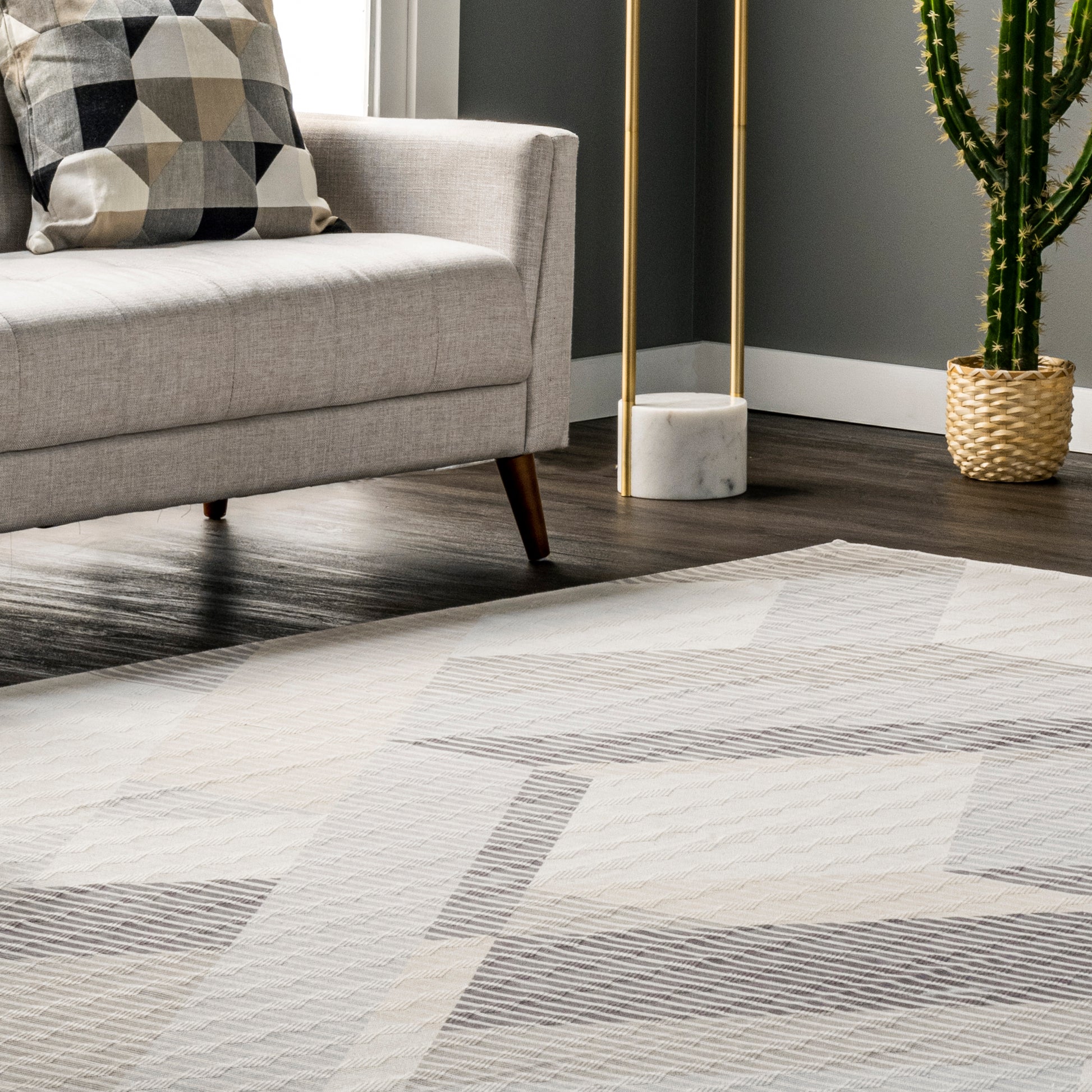 AreaRugs.com Wavaj Nwa1033A Beige Area Rug