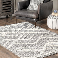 Nuloom Jannette Modern Textured Nja1703A Gray Area Rug