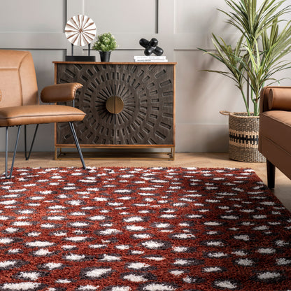 Nuloom Lennon Cozy Nle2959B Red Area Rug