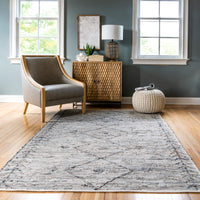 Nuloom Jasonna Leather Tribal Nja2827A Gray Area Rug