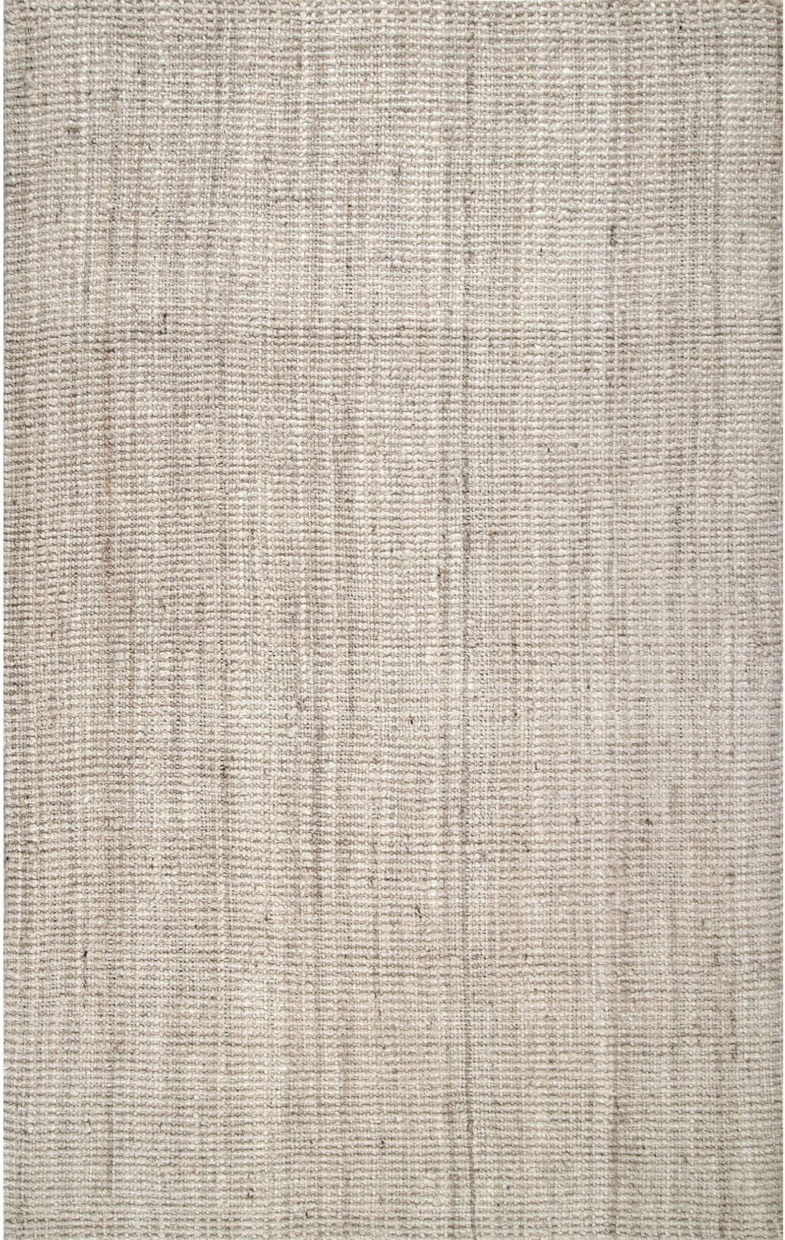 Nuloom Ashli Solid Farmhouse Nas1619B Off White Area Rug