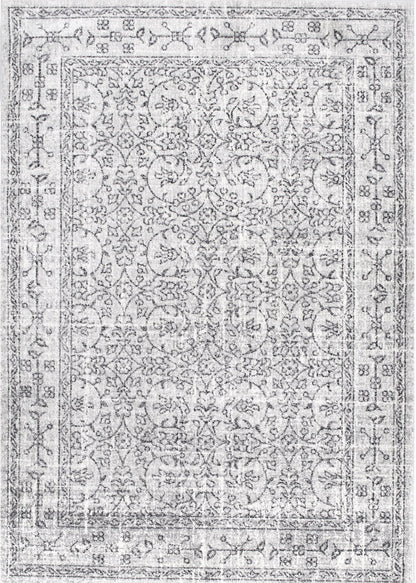 Nuloom Vintage Waddell Nvi3128C Gray Area Rug