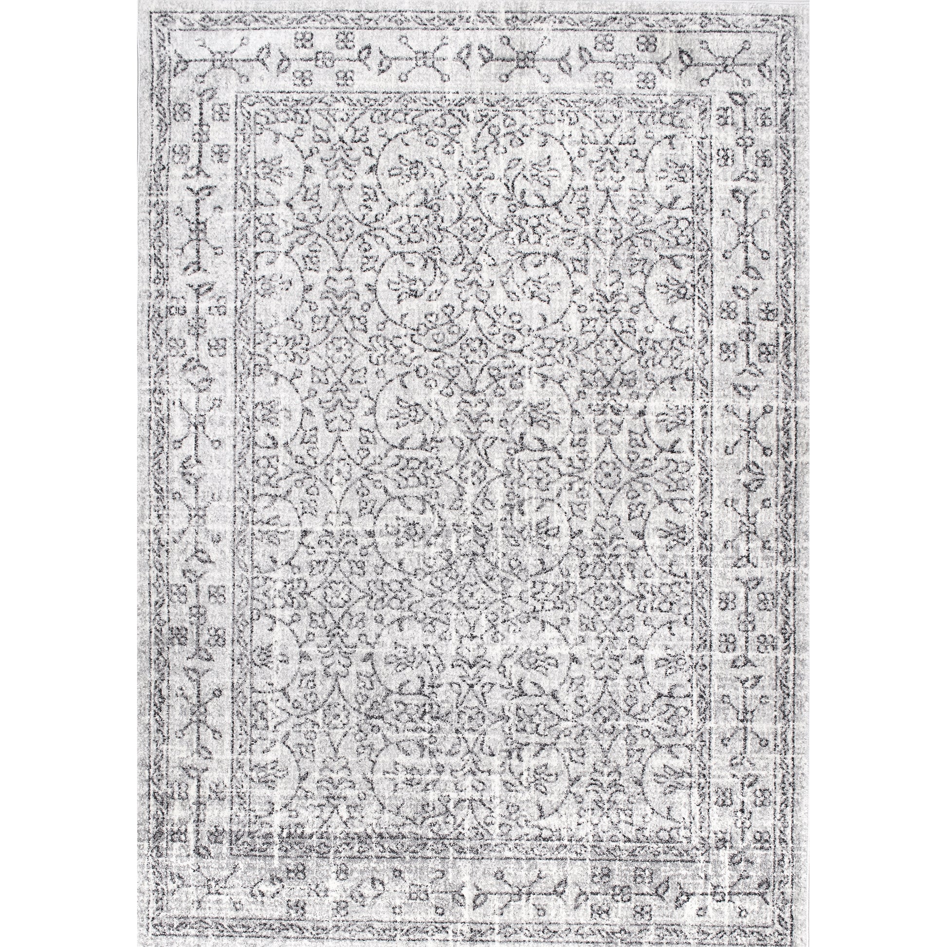 Nuloom Vintage Waddell Nvi3128C Gray Area Rug