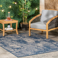 Nuloom Maeve Mottled Nma1780A Blue Area Rug