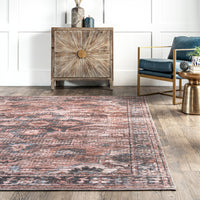 AreaRugs.com Wavaj Nwa1232A Rust Area Rug