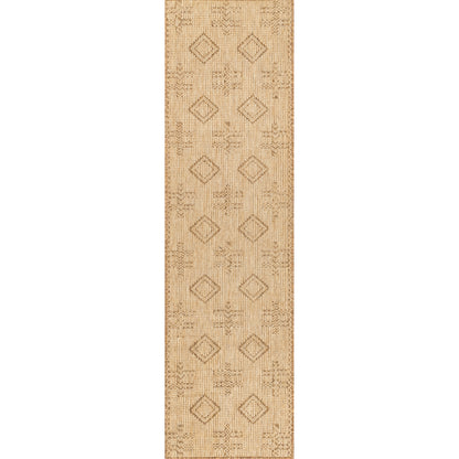 Nuloom Dana Aztec Emblem Nda1791A Beige Area Rug