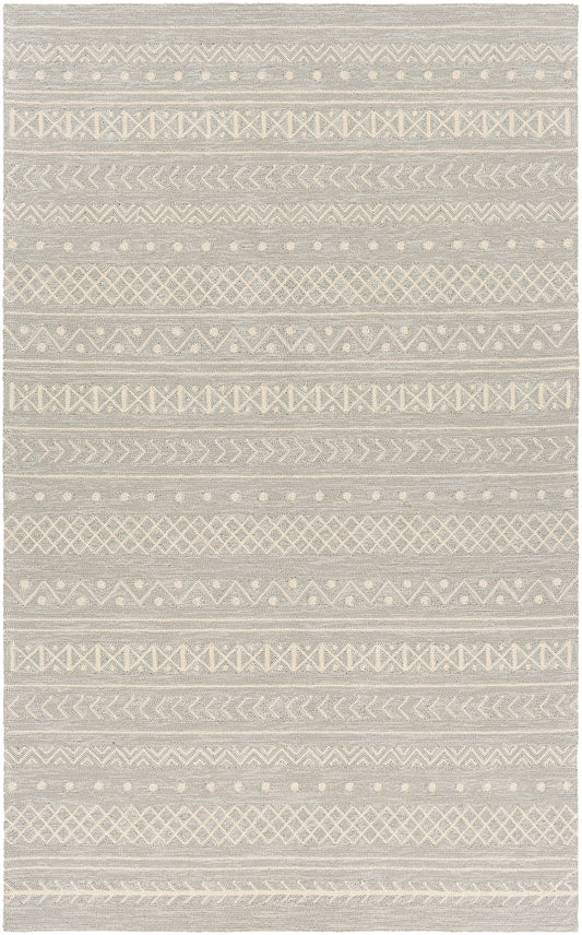 Surya Rain Rai-1288 Light Gray, Cream Area Rug