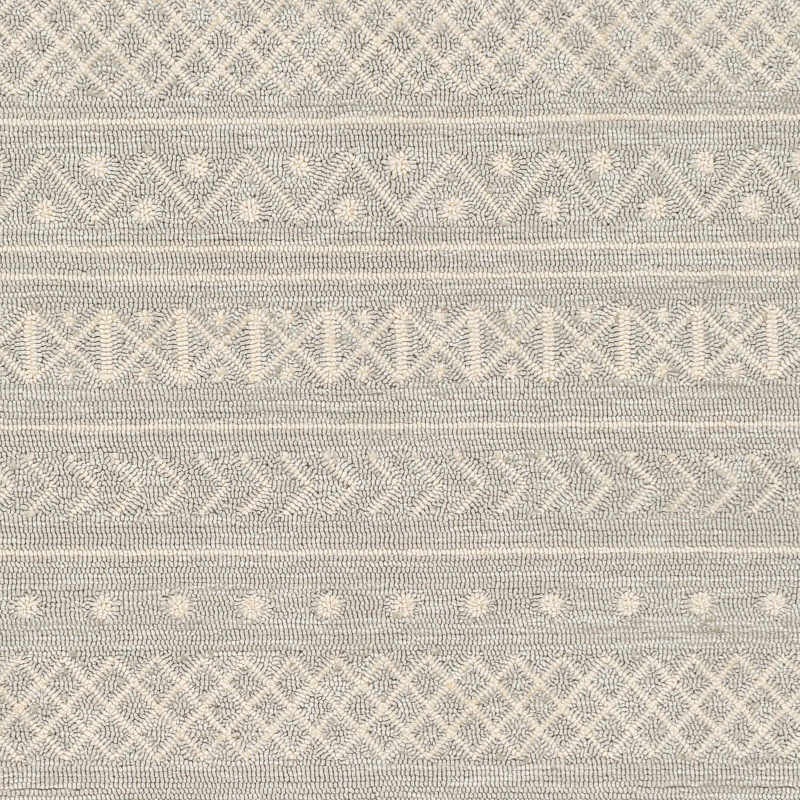 Surya Rain Rai-1288 Light Gray, Cream Area Rug