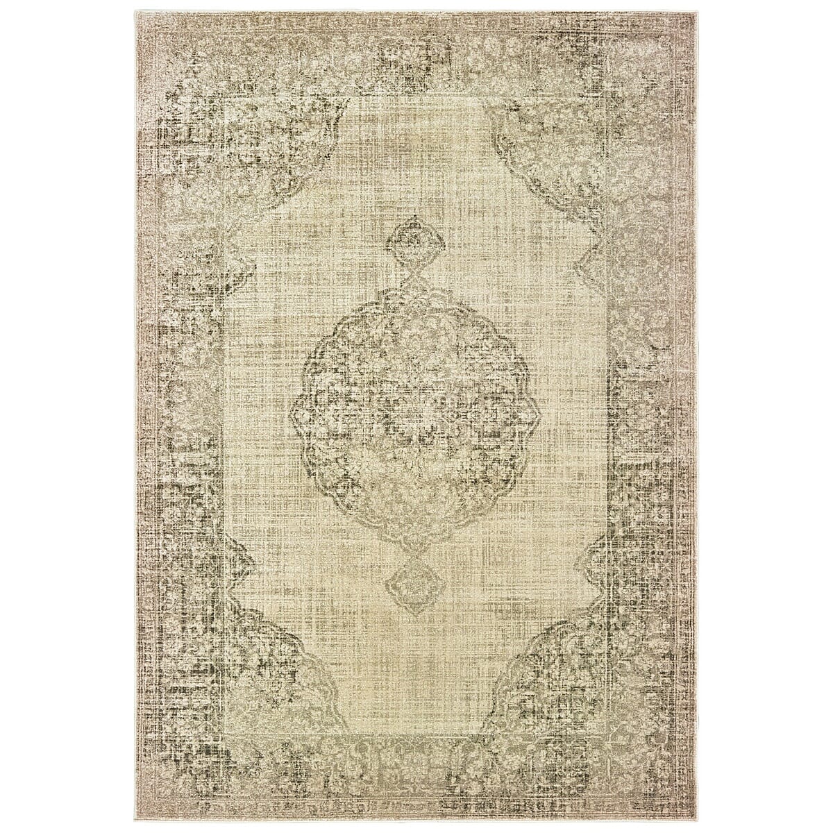 Oriental Weavers Sphinx Raleigh 99D Ivory / Grey Area Rug