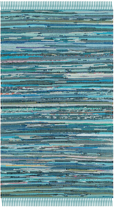 Safavieh Rag Rug Rar121B Blue / Multi Rugs.