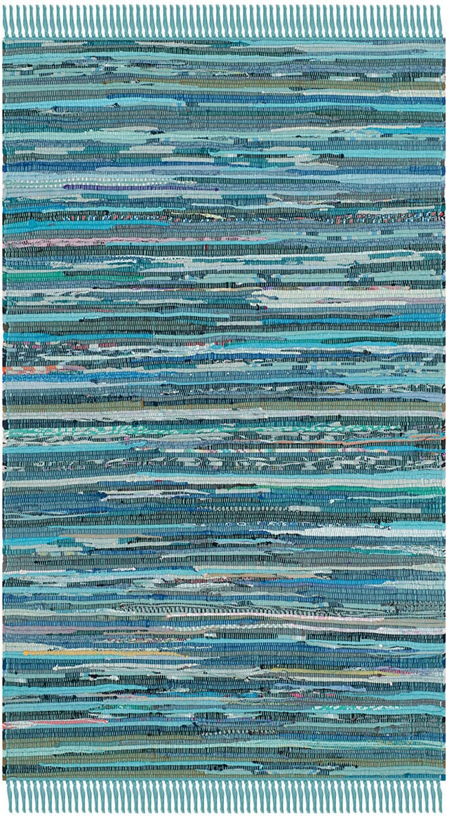 Safavieh Rag Rug Rar121B Blue / Multi Rugs.