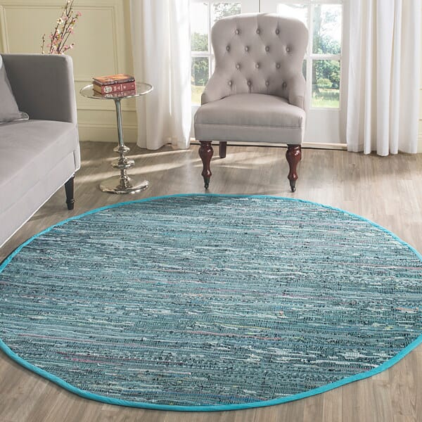 Safavieh Rag Rug Rar121B Blue / Multi Rugs.