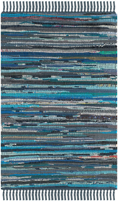 Safavieh Rag Rug Rar121C Ink / Multi Area Rug