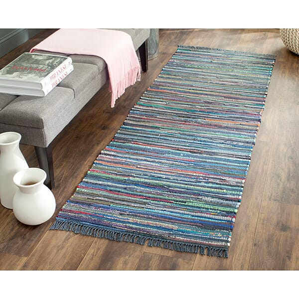 Safavieh Rag Rug Rar121C Ink / Multi Area Rug