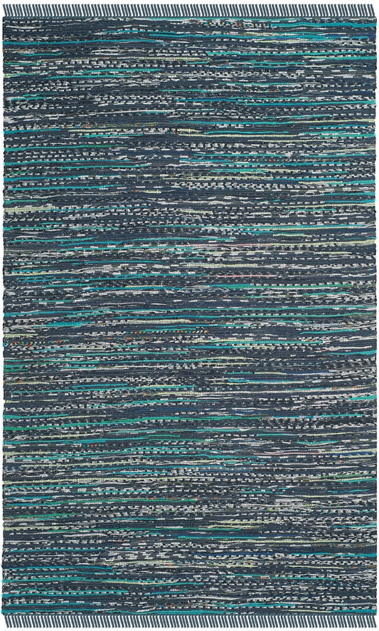 Safavieh Rag Rug Rar121C Ink / Multi Area Rug