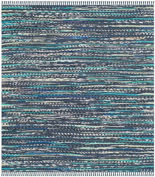 Safavieh Rag Rug Rar121C Ink / Multi Area Rug