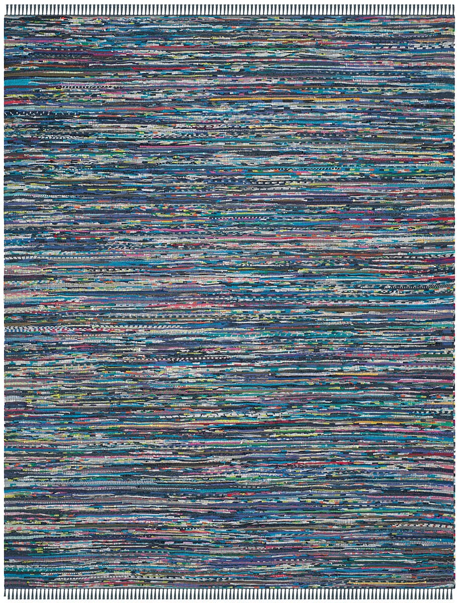 Safavieh Rag Rug Rar121C Ink / Multi Rugs.