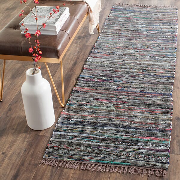 Safavieh Rag Rug Rar121E Rust / Multi Area Rug