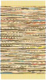Safavieh Rag Rug Rar121H Yellow / Multi Rugs.