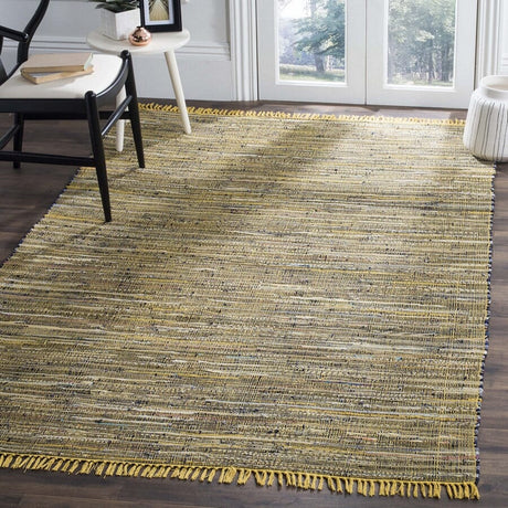 Safavieh Rag Rug Rar121H Yellow / Multi Rugs.