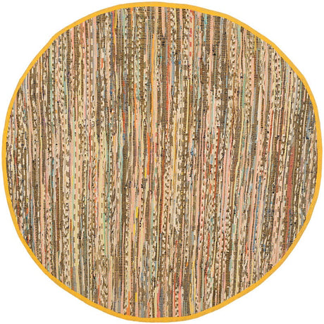 Safavieh Rag Rug Rar121H Yellow / Multi Rugs.