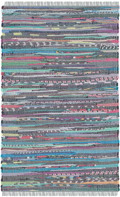 Safavieh Rag Rug Rar121K Aqua / Multi Area Rug