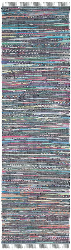 Safavieh Rag Rug Rar121K Aqua / Multi Area Rug