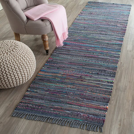 Safavieh Rag Rug Rar121K Aqua / Multi Rugs.