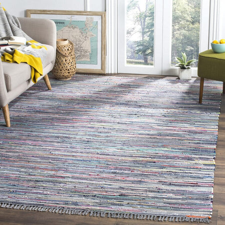 Safavieh Rag Rug Rar121K Aqua / Multi Rugs.