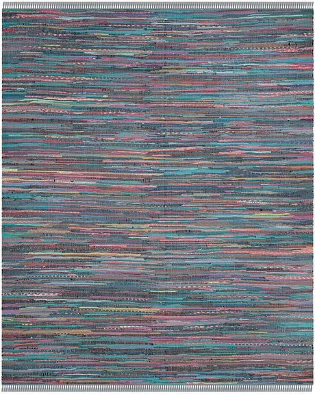 Safavieh Rag Rug Rar121K Aqua / Multi Rugs.